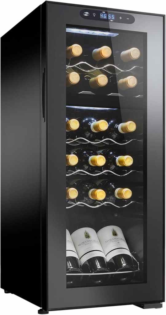 18 bottle small wine refrigerator 