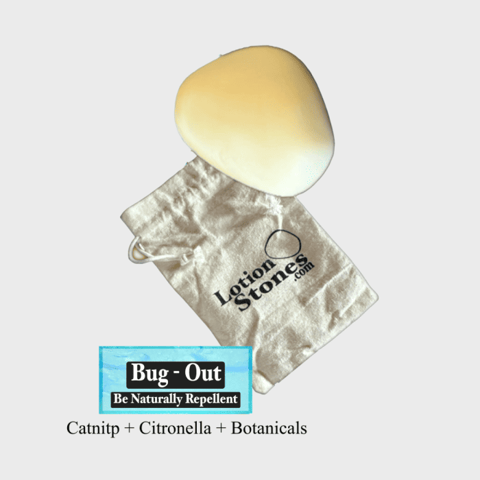 Bug out with Tag on Mercury Lotion Stones