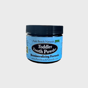 Hydroxyapatite Tooth Powder for Toddlers and children in a fruity fun flavor