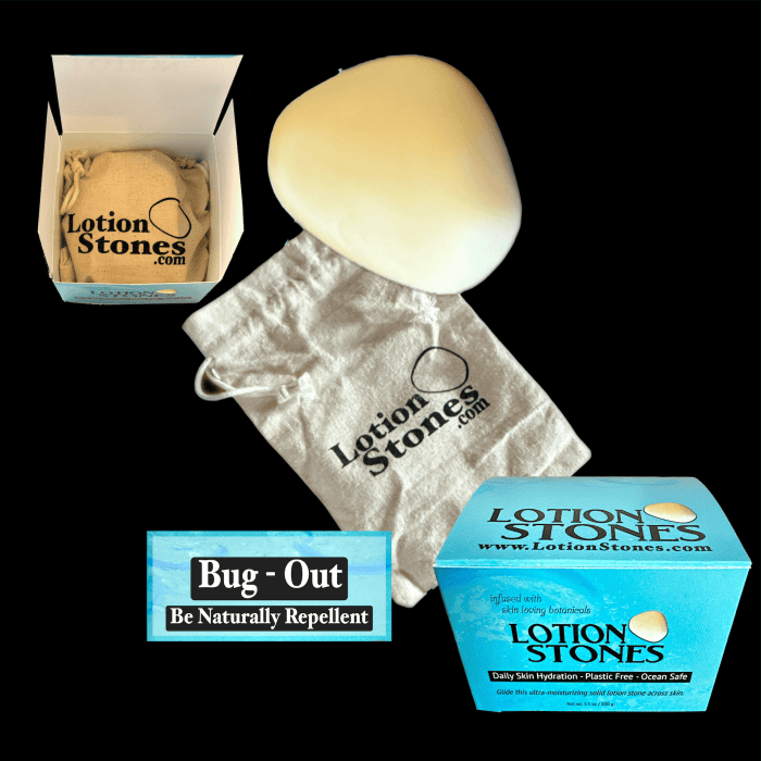 Bug out Group on Black Lotion Stones