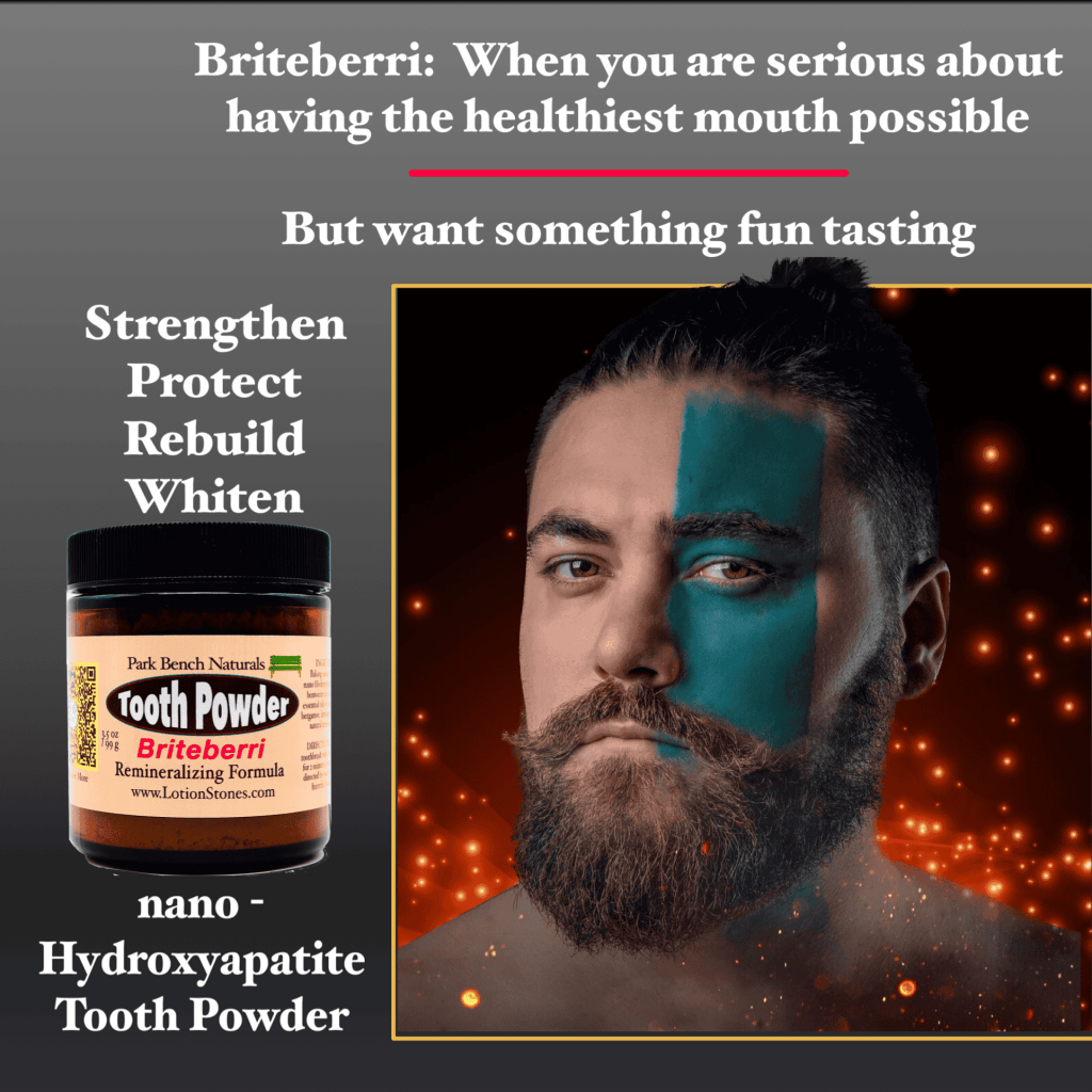 Hydroxyapatite tooth powder for remineralizing teeth