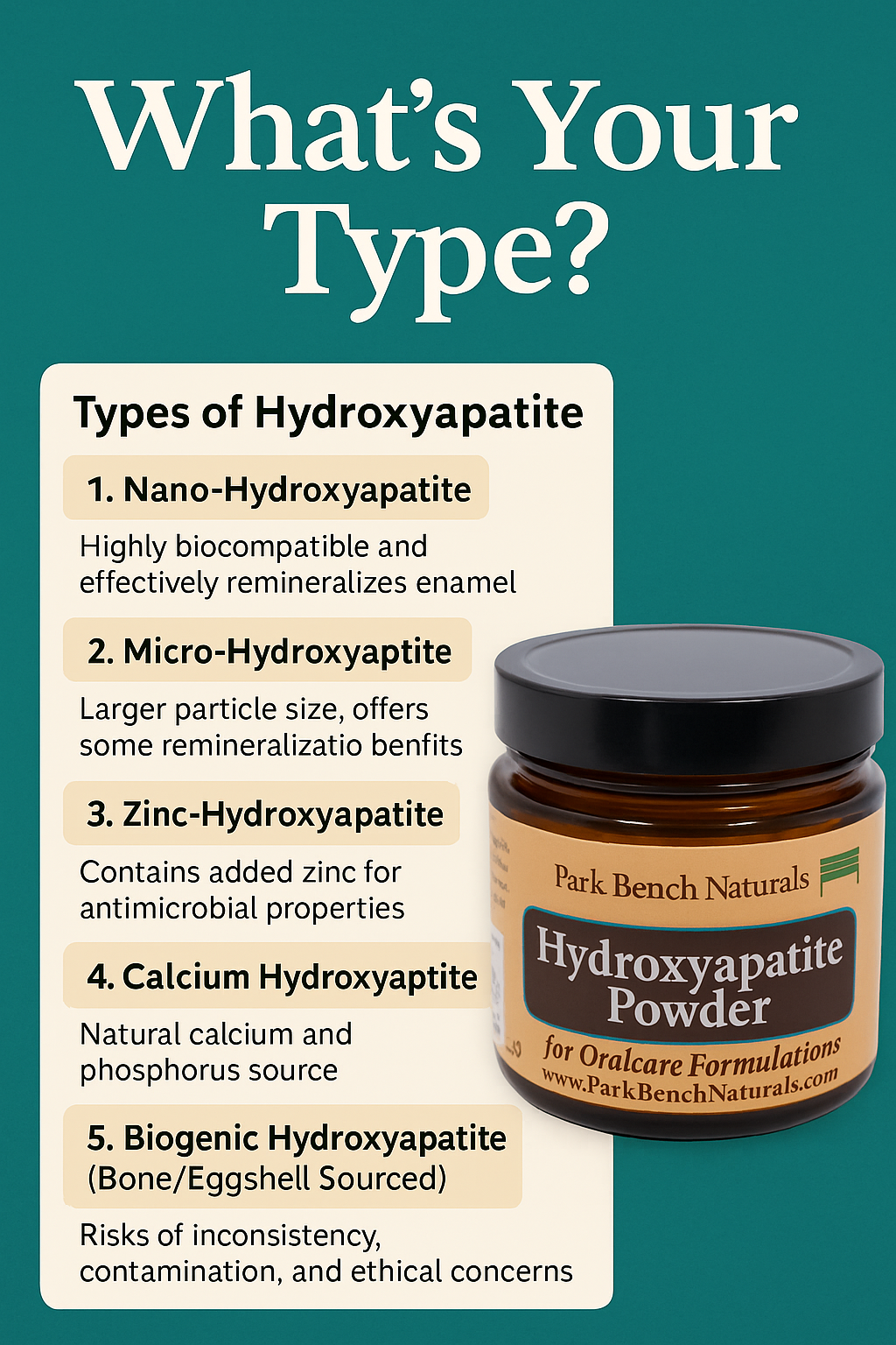 What’s Your Type? A Simple Guide to Hydroxyapatite in Tooth Care