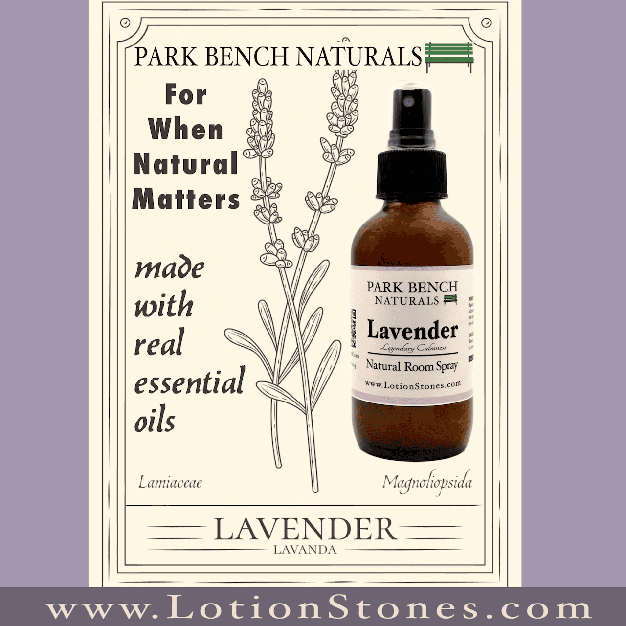 2026 Room Sprays Lavender Made with Real Eo Lotion Stones lavender room spray for when natural matters
