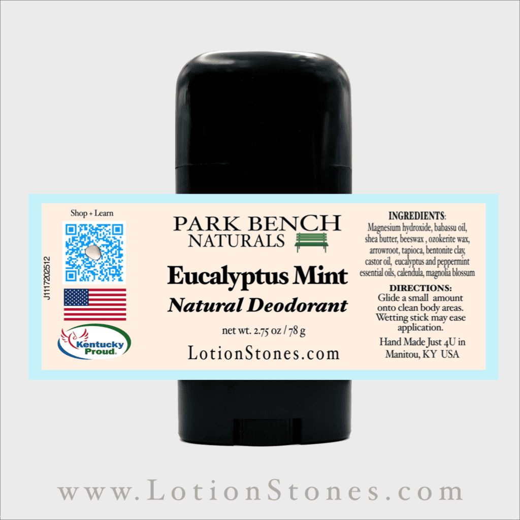 Eucalyptus and Mint with Magnesium Deodorants Hydroxyapatite Tooth Powder Natural Wellness Eucalyptus and Mint deodorant with magnesium