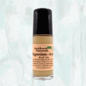 Lavender magnesium and arnica roll on
