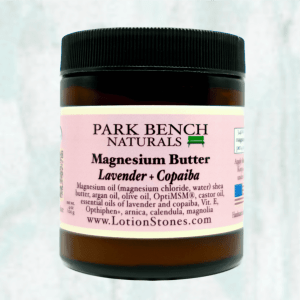 Lavender magnesium butter for restless legs and sleep